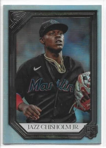 2021 Topps Gallery Rainbow Foil Rookie Jazz Chisholm Jr. #36 - Picture 1 of 1