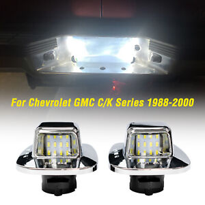Truck Tail License Lights For Chevrolet GMC C/K-Series 1500 2500 3500 1988-2000