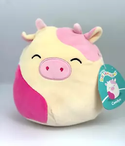 Squishmallows Kellytoy Caedyn die rosa Kuh 7,5 Zoll neu mit Etikett - Bild 1 von 7