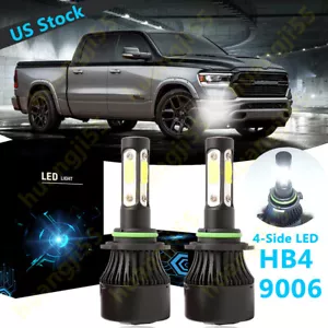 Bombilla antiniebla LED 9006 HB4 4 lados 6000 k para Dodge RAM 1500 2500 3500 2013-2018 - Imagen 1 de 14