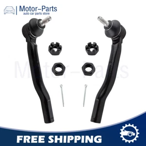 Pair Front Outer Tie Rod End Link For 2007-2011 Nissan Versa 2009-2014 Cube - Picture 1 of 6