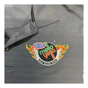 PGA Tour Polo Golf Shirt Mello Yello Drag Racing Series NHRA Polo 2XL XXL Gray - Picture 1 of 5