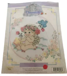 Leisure Arts Dreamsicles Counted Cross Stitch Pattern Rainbow Dreams Angel Rose - Picture 1 of 7