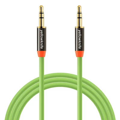 Aux Cable 3FT - Unshielded Cord - 3.5mm Male/Male Audio Cables for Car Lot - Image 1 of 4