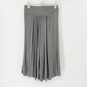 Kit and Ace Ruffled Feathers Cashmere Blend Pleated A-Line Midi Skirt Sz 4 Gray - Picture 1 of 10