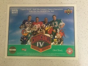 1992 UPPER DECK LIMITED EDITION COMIC BALL BOWL IV LOONEY TUNE #5085/ 15k COVER - Picture 1 of 8