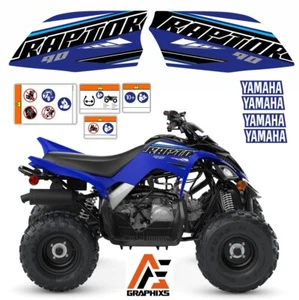 YAMAHA RAPTOR 90 2020,21,22,23 ATV DECALS - STICKERS - LAMINATE 21MM ARLON GLOSY - Picture 1 of 5
