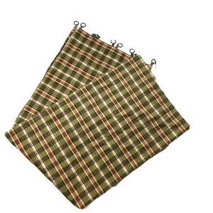 2 Custom Plaid Curtains Window Treatments Panels Luxury Lined 82" Heavy Drapes - Picture 1 of 9