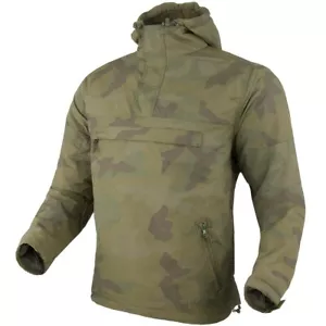 Brandit®Windbreaker Military Tactical Outdoor Hooded Anorak Mens Jacket Woodland - Picture 1 of 2