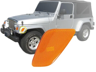 Lámpara marcadora lateral montada para guardabarros delantero 1997-2006 Wrangler lado izquierdo del conductor Foto 1 de 4