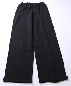 Skims Women's Cotton Fleece Classic Straight Leg Pants NN7 Medium Onyx NWT - Picture 1 of 6