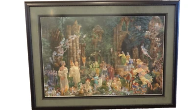 James Christensen Court of the Faeries LE Lithograph Framed 1774/3500 Signed - Image 1 of 4