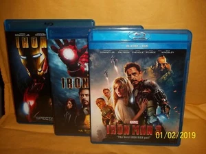Iron Man 3 Movie Collection (Blu-ray Disc, 2015, 3-Disc Set) BUY IT NOW LOOK - Picture 1 of 2