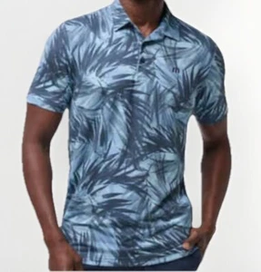Travis Mathew Men's Forest Reserve Polo Shirt, Color: Blue, Size XL, New - Picture 1 of 4