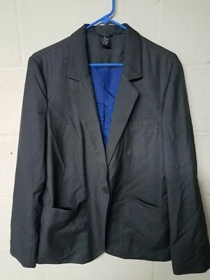 Rue 21---Grey Blazer Jacket Size Medium Women's work - Image 1 of 4