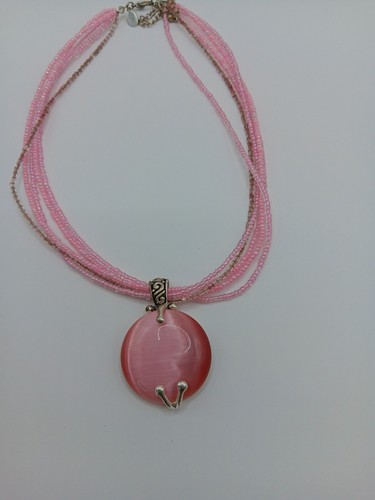 VETEMENTS Collana Vintage Premier Designs Moda Donna Gioielli Quarzo Ciliegio Rosa LEGGERE