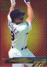 1994 Topps Stadium Club Finest Baseball #4 Juan Gonzalez Texas Rangers