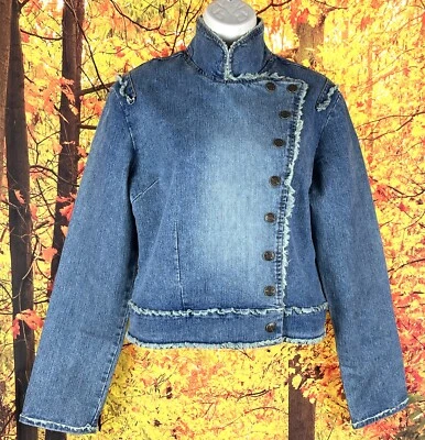 CHAQUETA DENIM VEINTE Talla M Azul Envejecido Elastizada + Broches de presión MILITAR - MOTO Foto 1 de 4