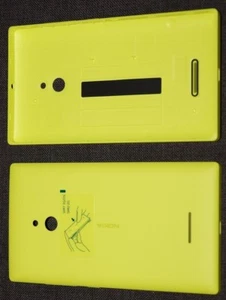 Original Nokia XL Battery Cover Backcover Buttons Yellow - Picture 1 of 1