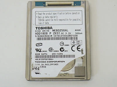 Disco duro 1,8" Samsung HS082HB 80 GB IDE HDD para Apple MacBook Air 13" A1237 Foto 1 de 4