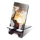 1x 3mm MDF Phone Stand Traveling World Map Airport Lounge #16724
