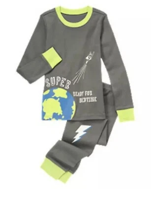 NUEVO CON ETIQUETAS 3 Gymboree GYMMIES ropa de dormir pijamas 2 piezas SUPER HÉROE LISTO PARA LA CAMA Foto 1 de 4
