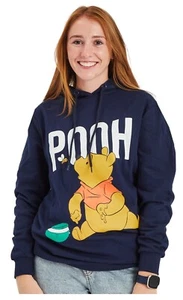 Ladies Disney Winnie the Pooh Hoodie Sweatshirt Mothers Day Gift 8-22 - Picture 1 of 4