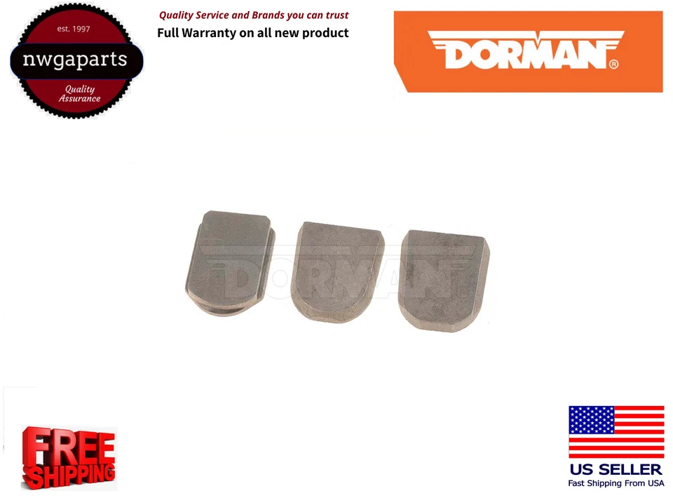 Dorman 76864 Interior Rear View Mirror Connector Steel Bracket Assortment 3 Pack - Image 1 of 1