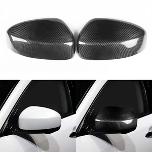 3K Real Carbon Fiber Side Rearview Mirror Cover For Infiniti FX35 FX37 QX70 EX35 - Picture 1 of 14