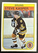 1982-83 O-Pee-Chee OPC Hockey - #12 Steve Kasper - Boston Bruins