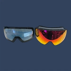 Nordik Torsten N-10B-B6OOP C-Full Black & Red Snow Goggles #B9 - Picture 1 of 7