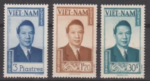 1951 South Vietnam Stamps Emperor Bảo Đại Scott # 7,9 & 13 Mint Never Hinged  - Picture 1 of 2
