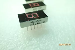5082-7740 (X2 DISPLAYS) BY HP 7-Segment Common Cathode LED Display UKSTK - Picture 1 of 3