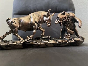 Deko Kunst Börse Bronzfarbe - Bild 1 von 4