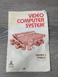 OWNER'S MANUAL FOR ATARI 2600 VIDEO COMPUTER SYSTEM - Picture 1 of 3