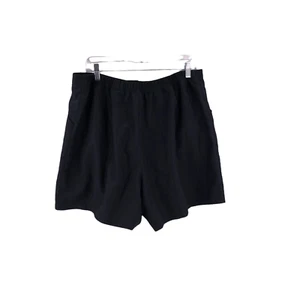 Pantalones Cortos Mujer Negros Talla 16 Activos Bolsillos con Cremallera Cintura Elástica 100% Poliéster - Imagen 1 de 11