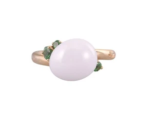 Pomellato Capri 18k Gold Keramik Tsavorit Ring - Bild 1 von 5