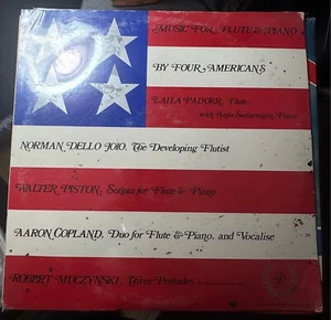 VINYL RECORD LP Music For Flute & Piano By Four Americans (1976) Sealed (NEW) - Picture 1 of 2