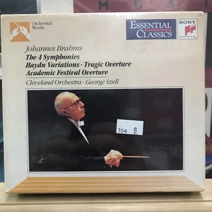 Brahms Die 4 Symphonien: 3 CD Set Szell Cleveland Sony Box Neu Versiegelt 1992 - Bild 1 von 3