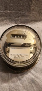 Landis & gyr electric meter fm 2s cl 200 240v type mx ta 30 kh 7.2 60hz - Picture 1 of 9