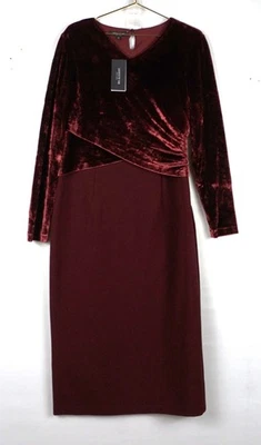 LAFAYETE 148 NY DRESS COLLOR CHERRY SZ 12 - Image 1 of 4