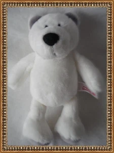 Kuscheltier weich wie Watte unbespielt, weiß, wohl ein Eisbärchen, ca. 20 cm - Bild 1 von 10