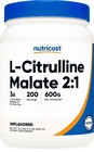 Nutricost Pure L-Citrulline Malate (2:1) 600 Grams
