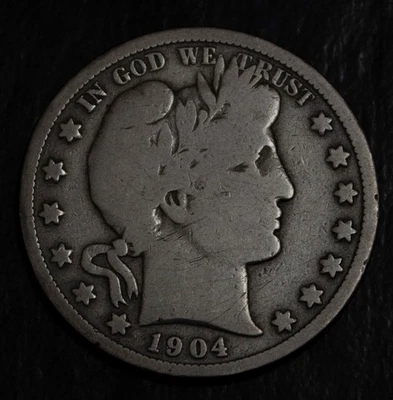 1904 S Barber Half Dollar VF  Lot 3452 - Image 1 of 2