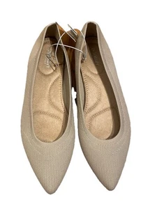 Old Navy Bare Necessity strukturierter Strick spitz zulaufend flache Schuhe Größe 9M - Bild 1 von 11