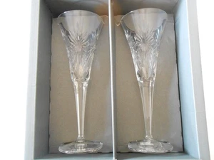 Waterford Millennium Collection geschliffene Kristall-Toastenflöten GESUNDHEIT NEU IM KARTON - Bild 1 von 6