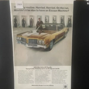 Vintage 1969 Oldsmobile Olds Delta 88 Royals Ad Advertisement  - Picture 1 of 2