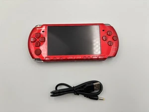 Sony PSP 3000 console Radiant Red Japan Games Region Free Tested Please read - Picture 1 of 13