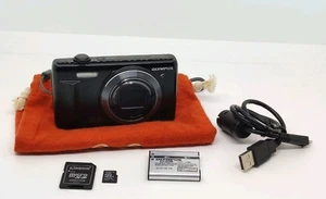 Olympus D-760 16.0MP 12.5x Zoom Digital Camera - Black *SAME DAY DISPATCH*  - Picture 1 of 15
