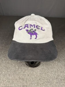 Vintage Camel Hat Cap Strap Back Gray Black Smokin Joes Racing Mens 90s - Picture 1 of 12